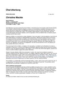 Press_release_Christina_Mackie_Charlottenborg