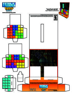 This is what your assembled TETRIS PARTY DELUXE Paper Foldable should look like! 