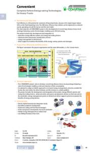 Convenient Complete Vehicle Energy-saving Technologies for Heavy-Trucks // Motivation and Objectives Fuel efficiency is a first priority for customers of long-haul trucks, because of its major impact (about 30%) on the T