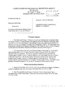 consent agreement, william gepford, cwa[removed], butler, nebraska, january 25, 2007