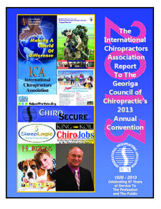 Microsoft Word - ICA Report to South Dakota Chiropractors Association May, 2013