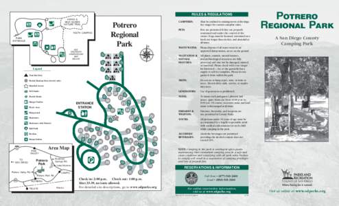 RULES & REGULATIONS HIKING & SELF-GUIDED NATURE TRAIL  Potrero