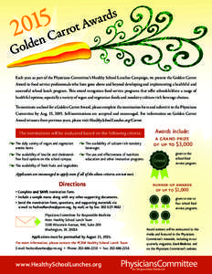 Golden Carrot Nomination Form 2015.indd
