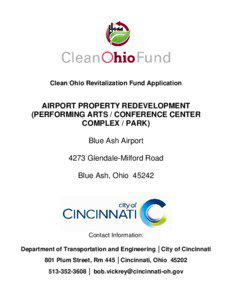 Blue Ash Airport - CORF Application Summary