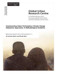 Participatory Urban Appraisal and its Application for Research on Climate Change’  