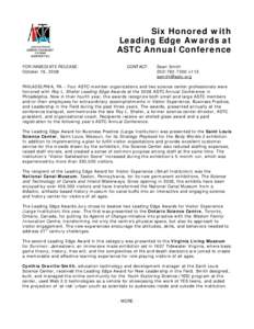 Microsoft Word - '08 Leading Edge Awards Press Release.DOC