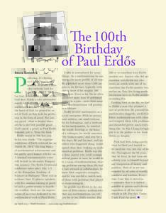 Social networks / Erdős number / The Man Who Loved Only Numbers / Ronald Graham / Fan Chung / Erdős / Erdős–Bacon number / Erdős Prize / Mathematics / Paul Erdős / Number theorists