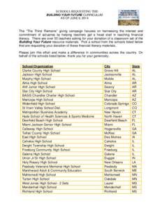 Microsoft Word - SCHOOLS REQUESTING BYF.doc