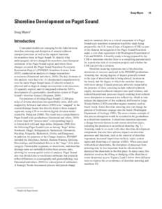 Geomorphology / Coastal engineering / Puget Sound region / Bulkhead / Puget Sound / Beach nourishment / Strait of Juan de Fuca / Estuary / Strait of Georgia / Physical geography / Geography of the United States / Coastal geography