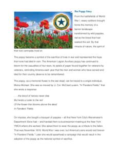   The Poppy Story