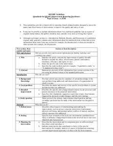 Microsoft Word - SQUIRE guidelines - final revision[removed]doc