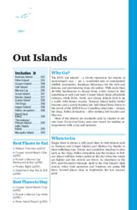 Out Islands Why Go? Norman IslandPeter Island . . . . . . . . .193 Cooper Island Salt Island . . . . . . . . . .195