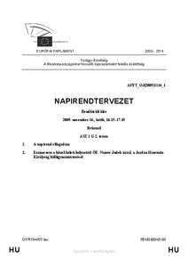 [removed]EURÓPAI PARLAMENT Külügyi Bizottság A Mashreq-országokkal fennálló kapcsolatokért felelős küldöttség