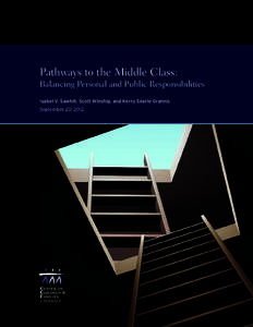 Pathways to the Middle Class: Balancing Personal and Public Responsibilities Isabel V. Sawhill, Scott Winship, and Kerry Searle Grannis September 20, 2012  About the Center for Children and Families