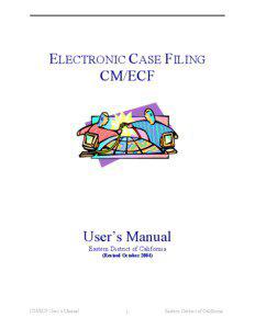 ELECTRONIC CASE FILING CM/ECF