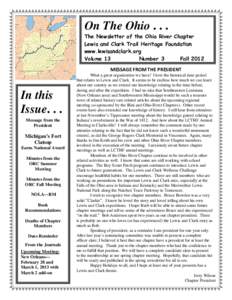 Exploration / Exploration of North America / Lewis and Clark Expedition / Louisiana Purchase / Missouri River / Meriwether Lewis / George Rogers Clark / Jackson /  Mississippi / Falls of the Ohio State Park / Geography of the United States / Clarksville /  Indiana / United States