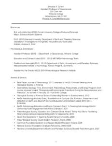 Fossils / Andrew H. Knoll / Geology / Neoproterozoic / Paleontological Society / Micropaleontology / Paleobiology / Cohen / Proterozoic / Paleontology / Biology / Historical geology