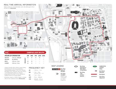 REAL-TIME ARRIVAL INFORMATION Obtain real-time bus arrival information via the Ohio State app for iOS or Android and at trip.osu.edu. Mason Hall 56