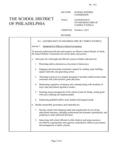 Nantucket Public Schools / Governance in higher education / Code of ethics / Ethical code / Business ethics