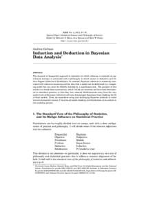 RMM Vol. 2, 2011, 67–78 Special Topic: Statistical Science and Philosophy of Science Edited by Deborah G. Mayo, Aris Spanos and Kent W. Staley http://www.rmm-journal.de/  Andrew Gelman