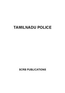 TAMILNADU POLICE  SCRB PUBLICATIONS