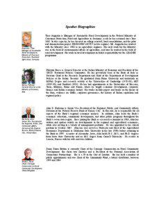 Climate change in Scotland / Economy of Scotland / Environment of Scotland / Agriculture ministry / Rural community development / Rural development / Scottish Executive Environment and Rural Affairs Department / Agricultural attaché / Organisation for Economic Co-operation and Development / Government / Scotland / United Kingdom