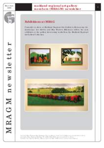 May/June 2008 maitland regional art gallery members (MRAGM) newsletter