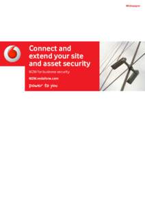 Whitepaper  Connect and extend your site and asset security M2M for business security