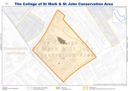 The College of St Mark & St John Conservation Area Sloane/Stanley Conservation Area Brompton Cemetery Conservation Area