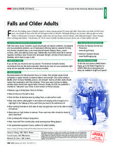 The Journal of the American Medical Association  AGING JAMA PATIENT PAGE