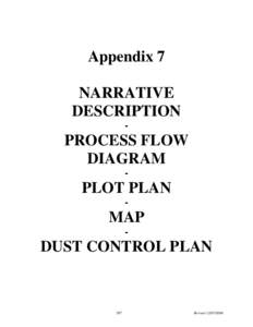 Appendix 7 NARRATIVE DESCRIPTION -  PROCESS FLOW