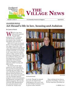 the Village   Volume 6, Issue 4 A Community Network of Support