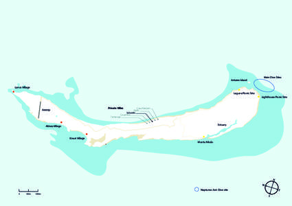 Antares Island  Main Dive Sites Lance Village Laguna Picnic Site