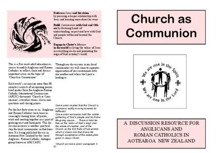 Church as Communion Booklet