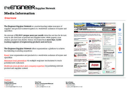 TE Supplier Network Media Pack 2014.indd