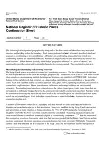 Cayuga–Seneca Canal / Erie Canal / Canal / Lock / National Register of Historic Places in New York / New York / Water transport infrastructure / New York State Canal System