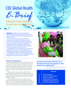 CDC Global Health  E-Brief Building USG Interagency Collaboration Through Global Health Engagement