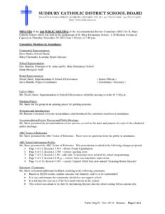 Microsoft Word - Public Mtg #2 - Nov[removed]Minutes.doc