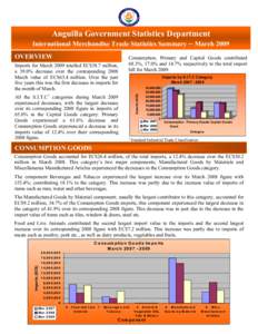 Microsoft Word - March 2009 International Merchandise Trade Statistics Summary Report.doc