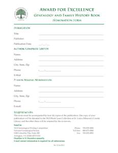 Award of merit-nomination form                                                                                 2