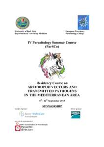 University of Bari, Italy Department of Veterinary Medicine European Veterinary Parasitology College