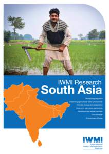 IWMI Research in South Asia brochure