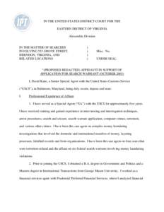 Microsoft Word - USA v. SAFA Group EDVA 02-MG[removed]March Main Affidavit. redacted RELEASED 17 Oct 031.doc