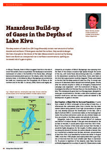 Greenhouse gases / Lake Kivu / Gas explosions / Mbéré Rift Valley / Mount Nyiragongo / Goma / Lake Nyos / Lake / Carbon dioxide / Geology / Geography of Africa / Meromictic lakes