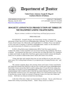 Department of Justice United States Attorney Joseph H. Hogsett Southern District of Indiana FOR IMMEDIATE RELEASE Thursday, June 05, 2014 http://www.usdoj.gov/usao/ins/