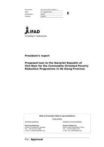 International development / United Nations Development Group / Poverty reduction / Ha Giang province / Vietnam / IFAD Vietnam / Poverty / Development / United Nations
