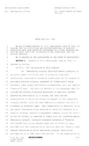 MISSISSIPPI LEGISLATURE  REGULAR SESSION 2012 By: