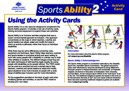 2  Activity Card  Using the Activity Cards