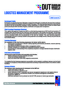 Marketing / Supply chain management / Manufacturing resource planning / Logistics / Management development / Supply chain / Business / Technology / Management