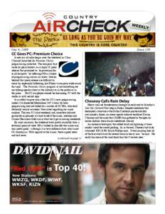 May 4, 2009  Issue 139 CC Goes PC: Premium Choice